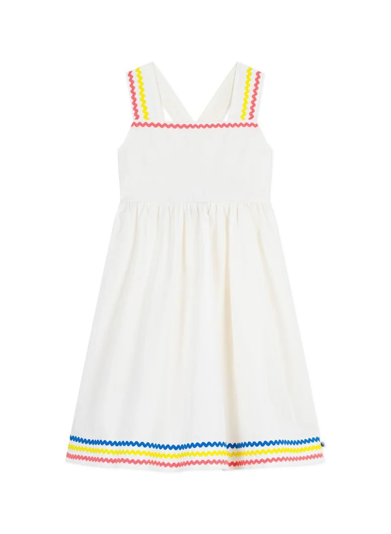 بيتي باتو Children's  long cotton dress with straps